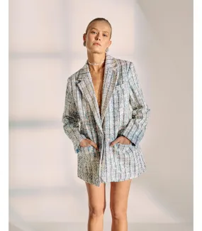 BLAZER CHECKED COM PAEQUINS