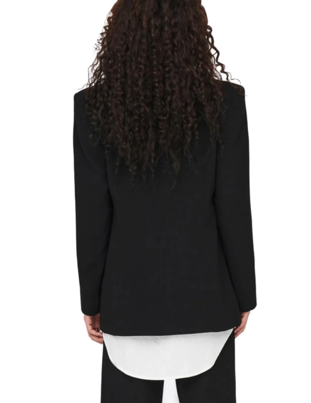 Blazer Only Gry negro para mujer -b