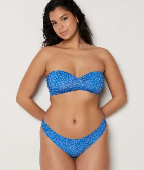 Braguita bikini estampado leopardo ROSALIA IMP BLEU VERT - ETAM