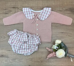 Conjunto jersey y braga Colección Rosa Lisy