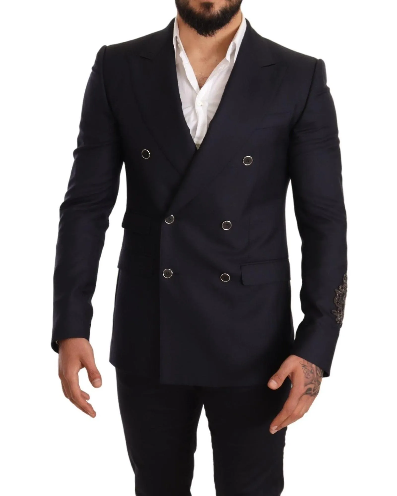 Dolce & Gabbana Stylish Navy  Double Breasted Blazer