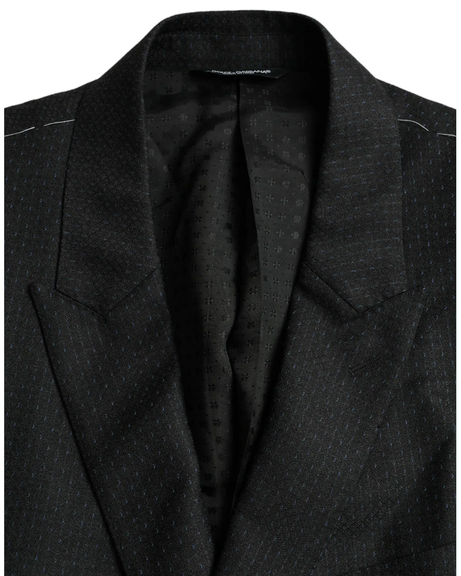 Dolce & Gabbana Wool Single Breasted Coat Blazer