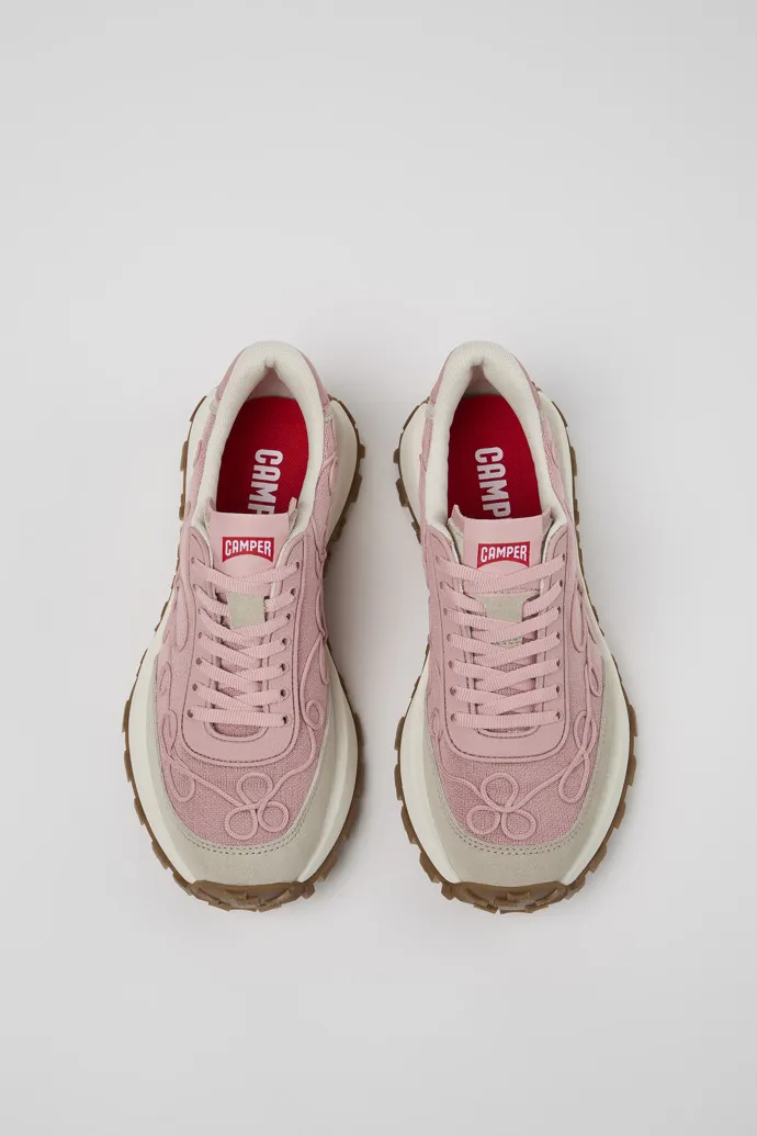 Drift Trail VIBRAM Sneakers deportivas de nobuk y tejido rosa para mujer