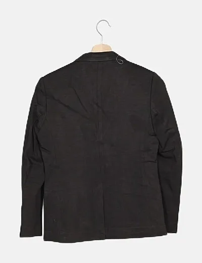 Jack & Jones Blazer encerado negro