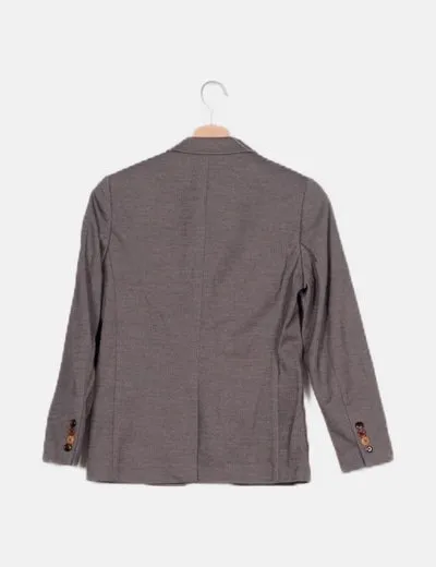 Jack & Jones Blazer gris jaspeada