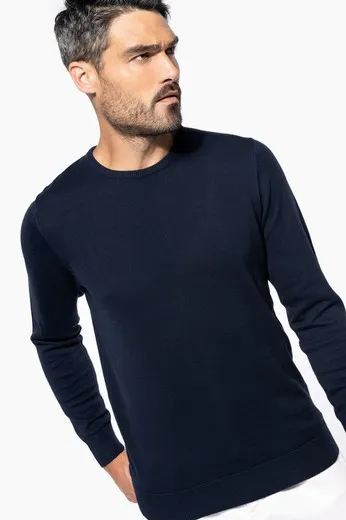 JERSEY CUELLO REDONDO MANGA LARGA HOMBRE