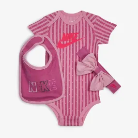 NIKE 3 PC SET BODYSUIT GIRLY