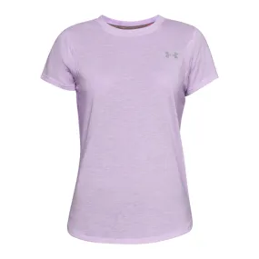 Polera Running Mujer Under Armour Streaker 2.0 Short Sleeve Morado