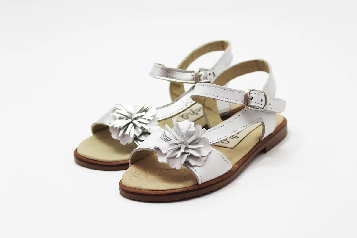 Sandalias flor lateral