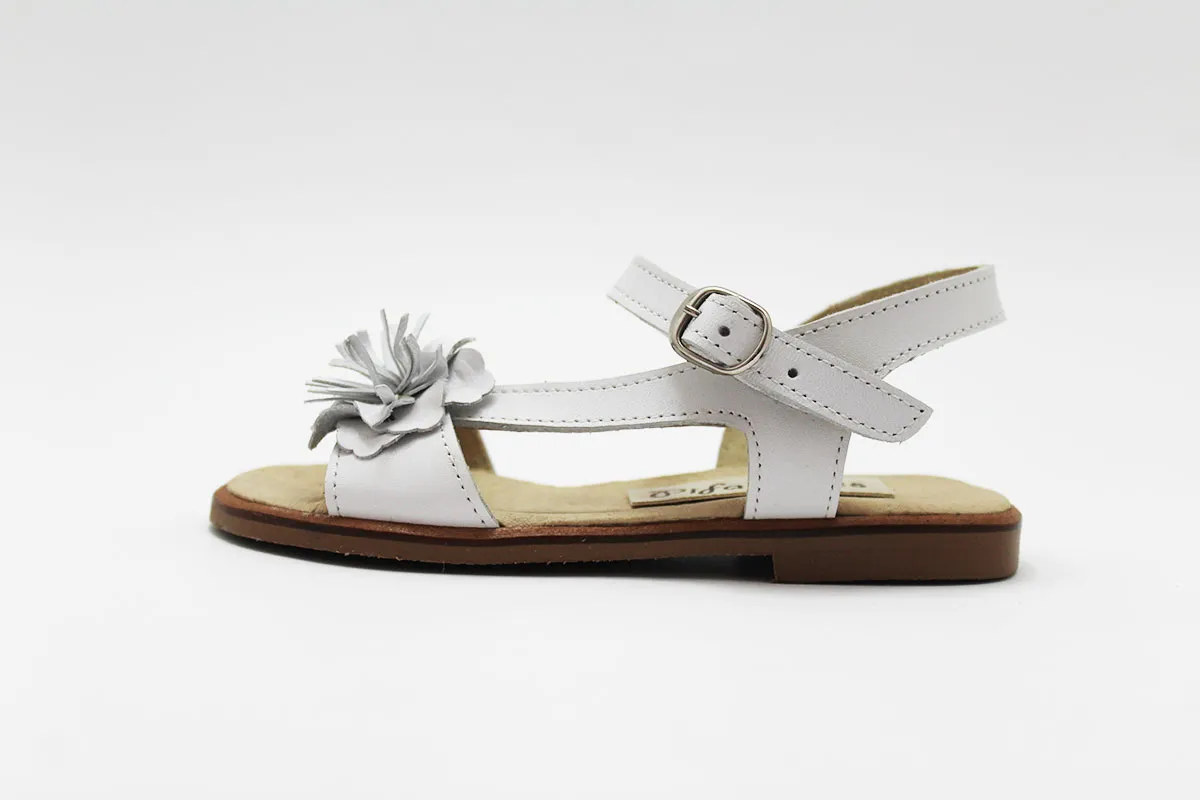 Sandalias flor lateral