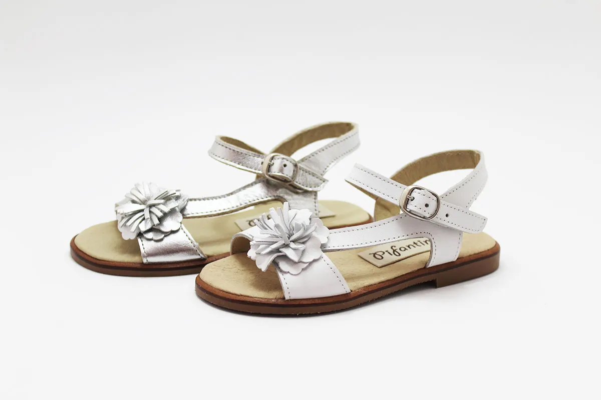 Sandalias flor lateral