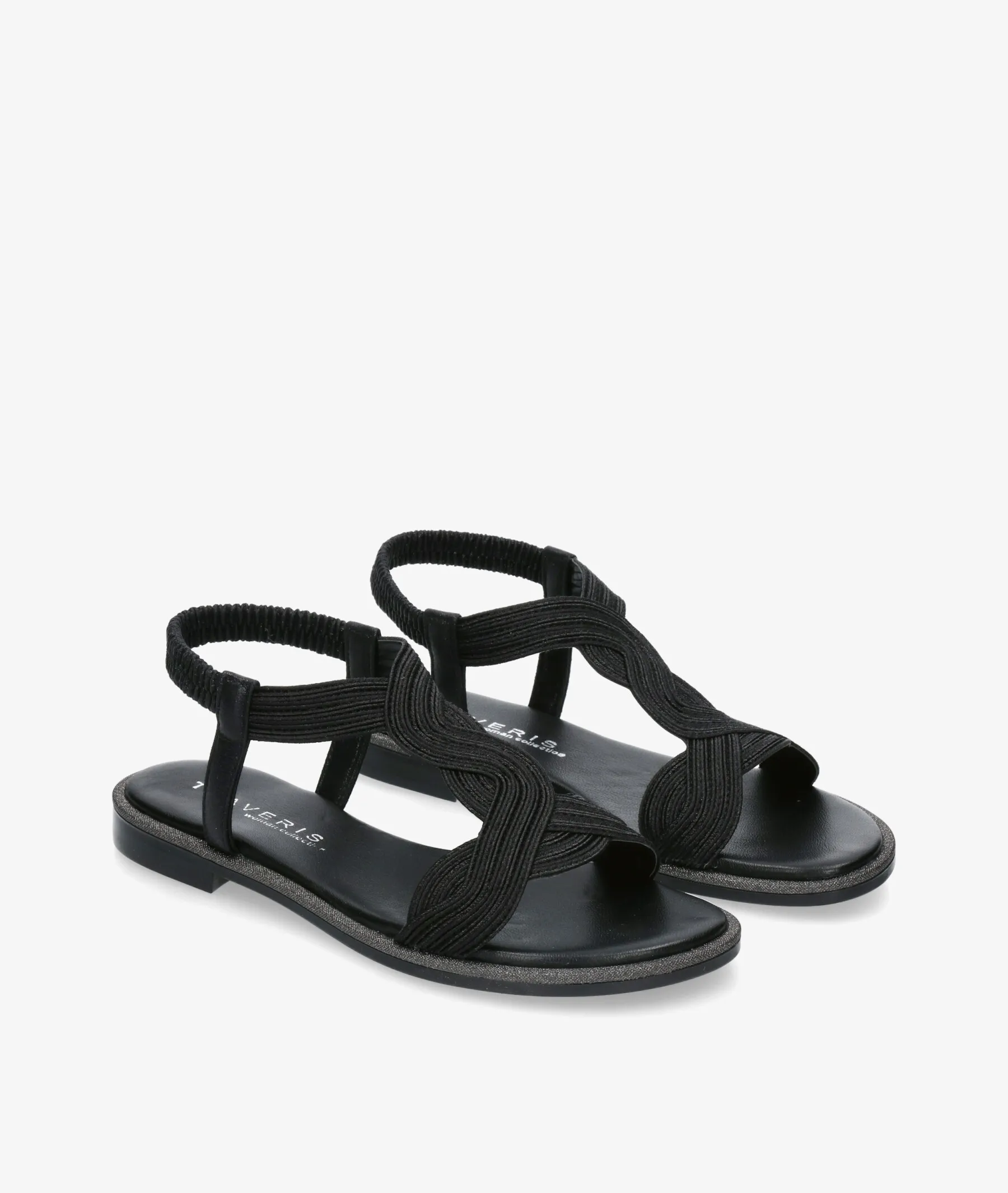 Sandalias Traveris  1616223 en negro