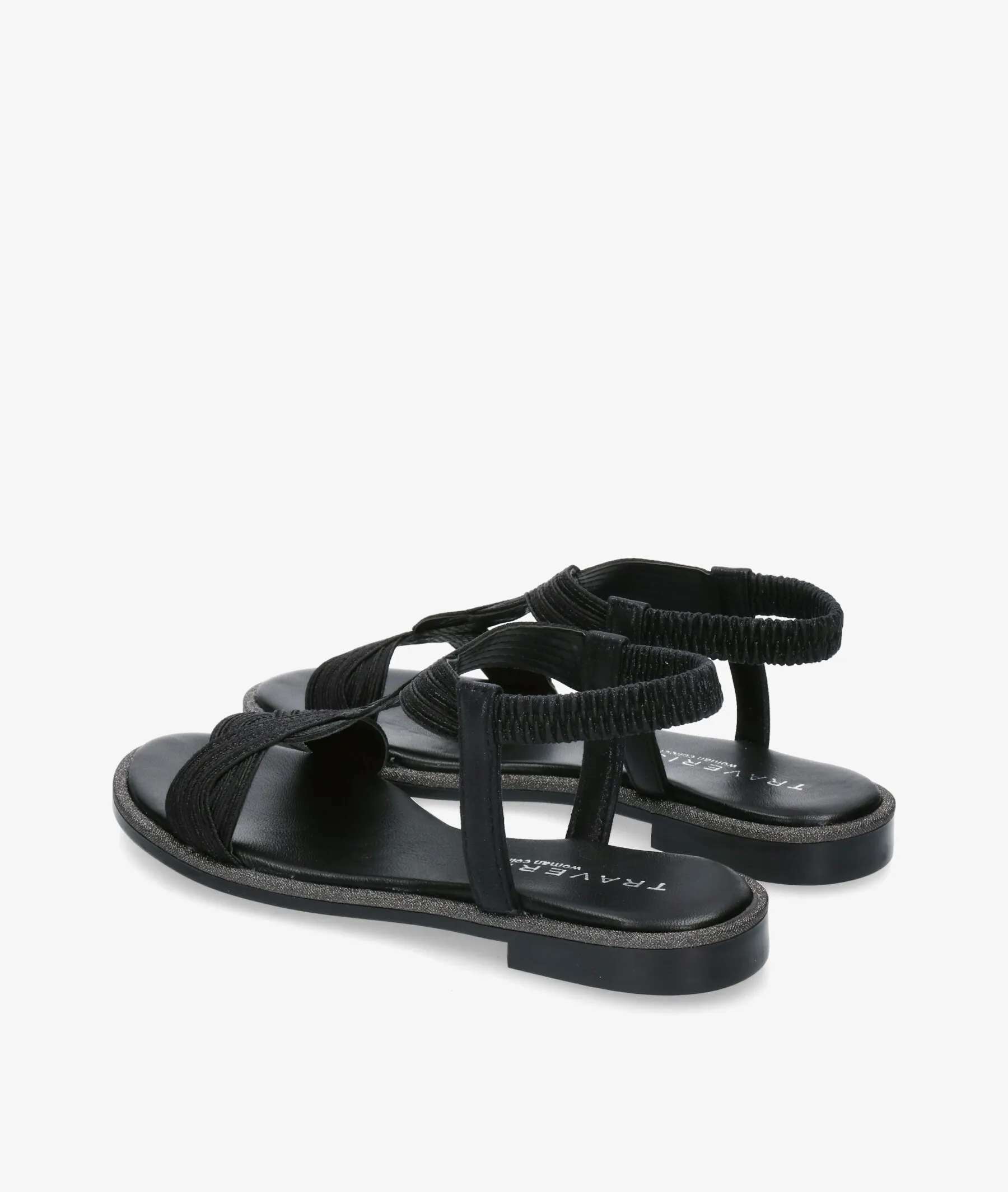 Sandalias Traveris  1616223 en negro