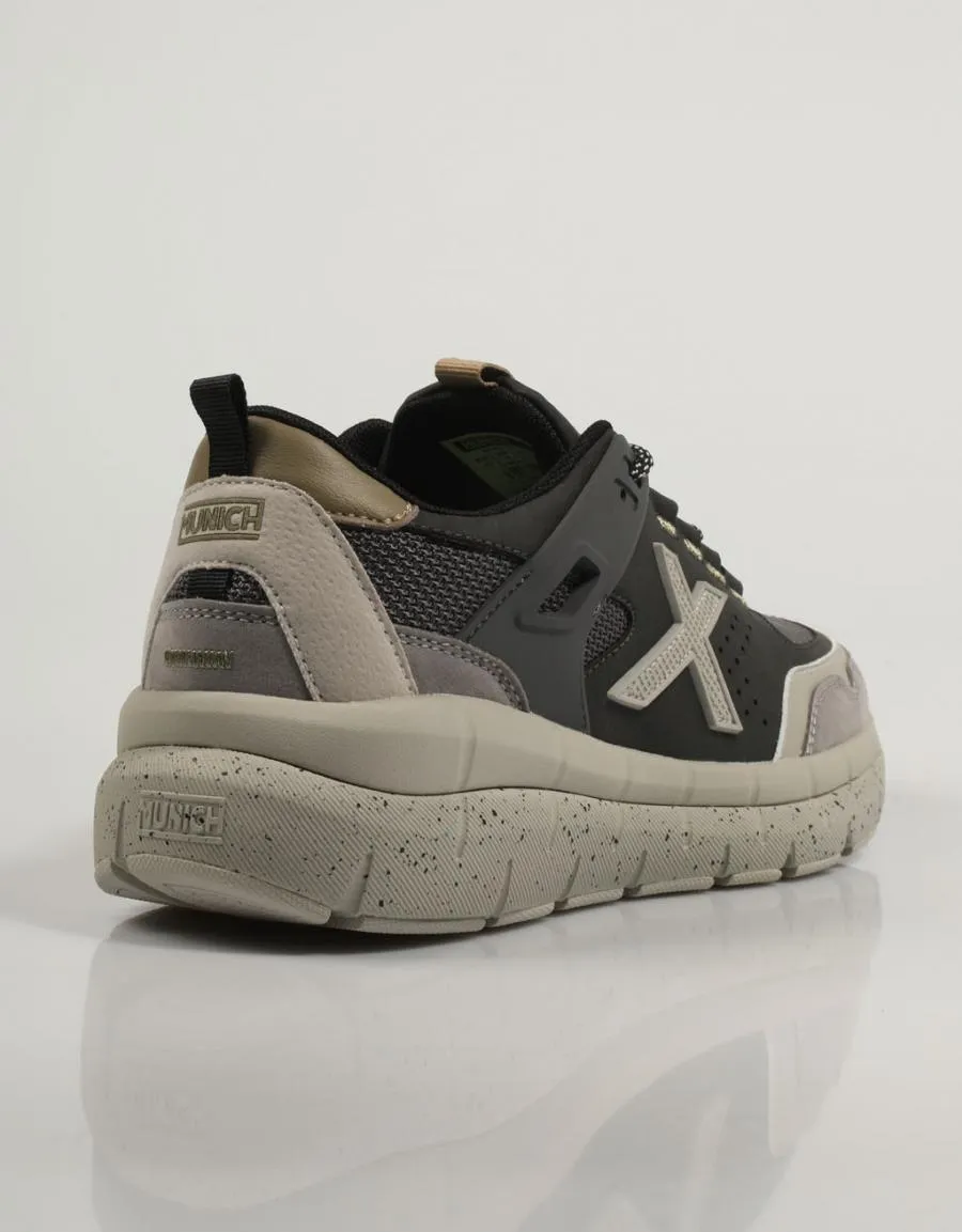  sneakers MUNICH Kava en Grey 83144