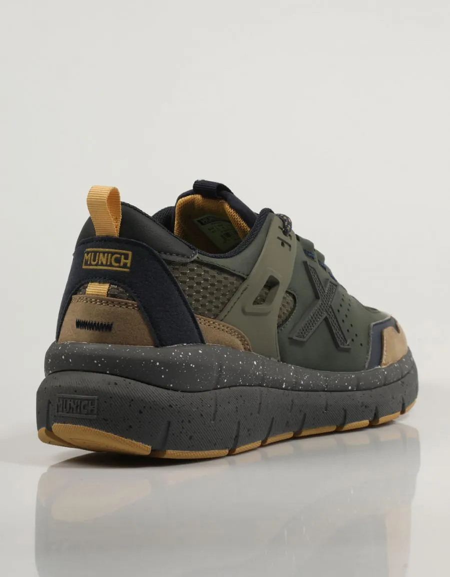  sneakers MUNICH Kava en Khaki 83143