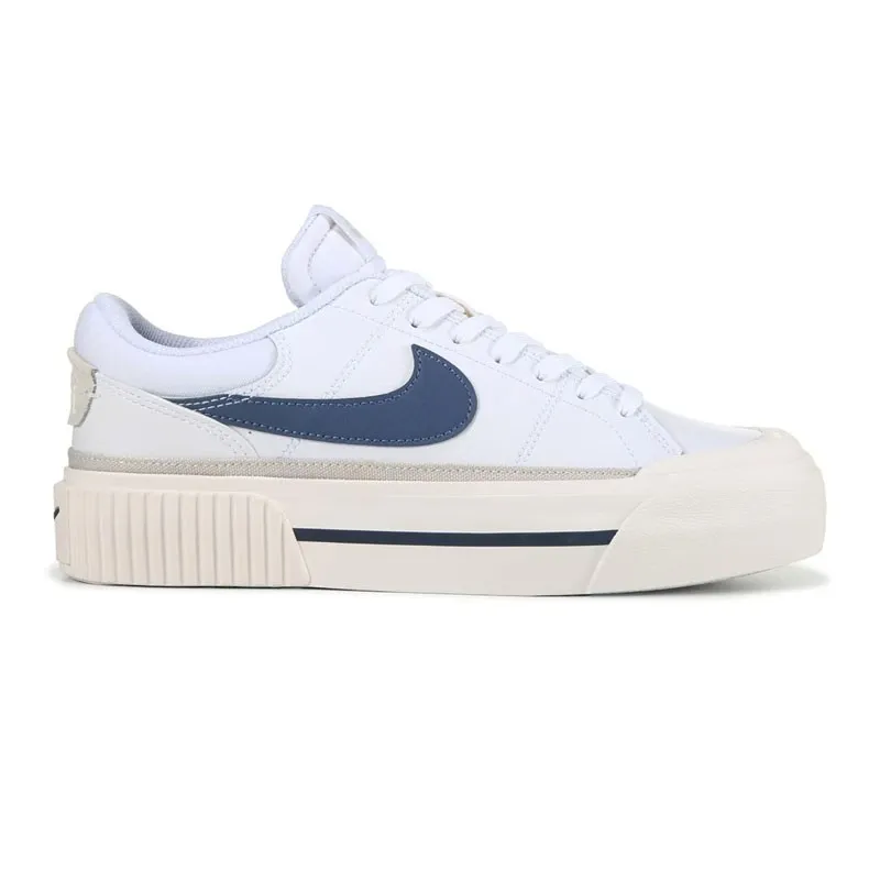 Sneakers Nike Dm7590 Court Mujer Blanco-azul