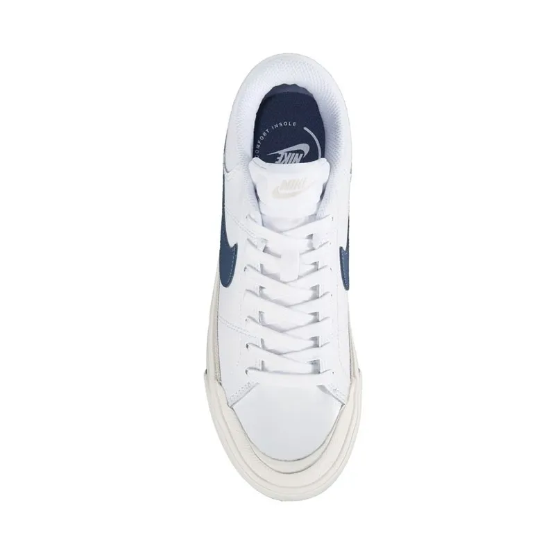 Sneakers Nike Dm7590 Court Mujer Blanco-azul