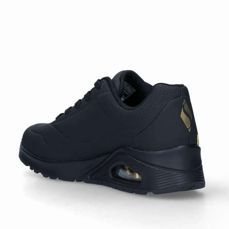 Sneakers Skechers Golden Heart Mujer Negro