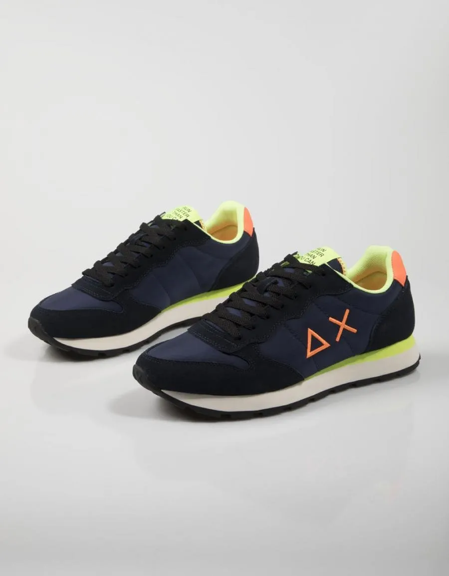  sneakers SUN68 Tom Fluo Scpz32102 en Navy Blue 79007