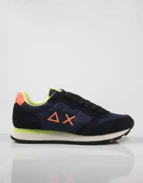  sneakers SUN68 Tom Fluo Scpz32102 en Navy Blue 79007