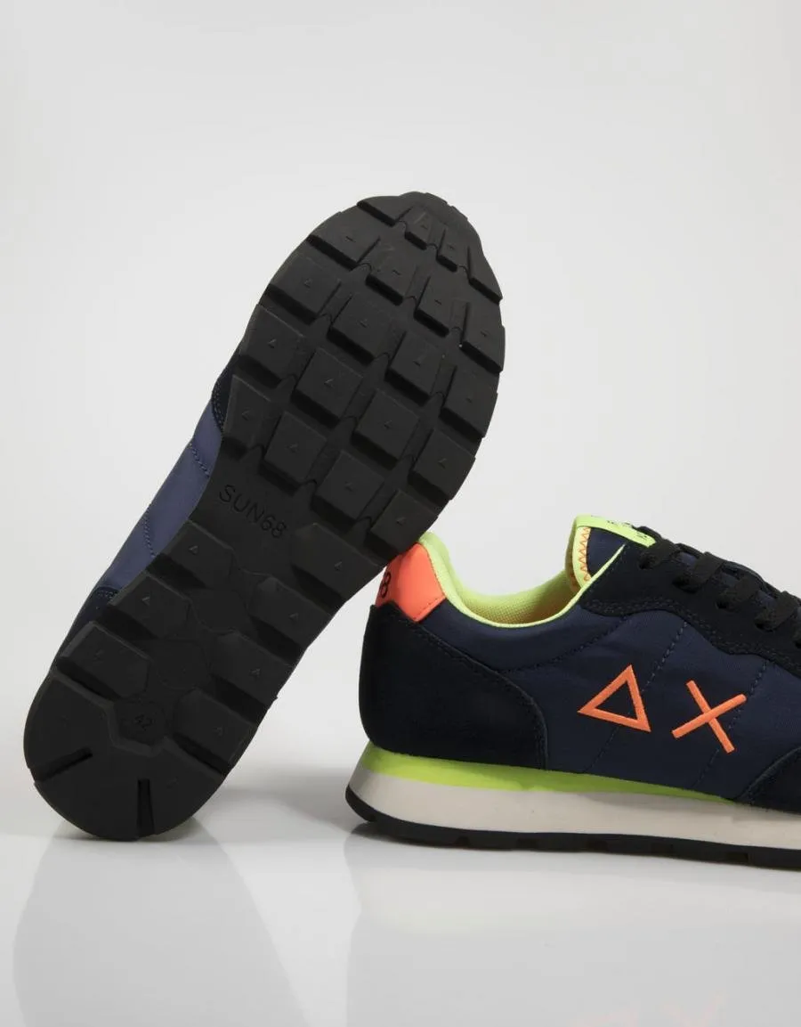  sneakers SUN68 Tom Fluo Scpz32102 en Navy Blue 79007