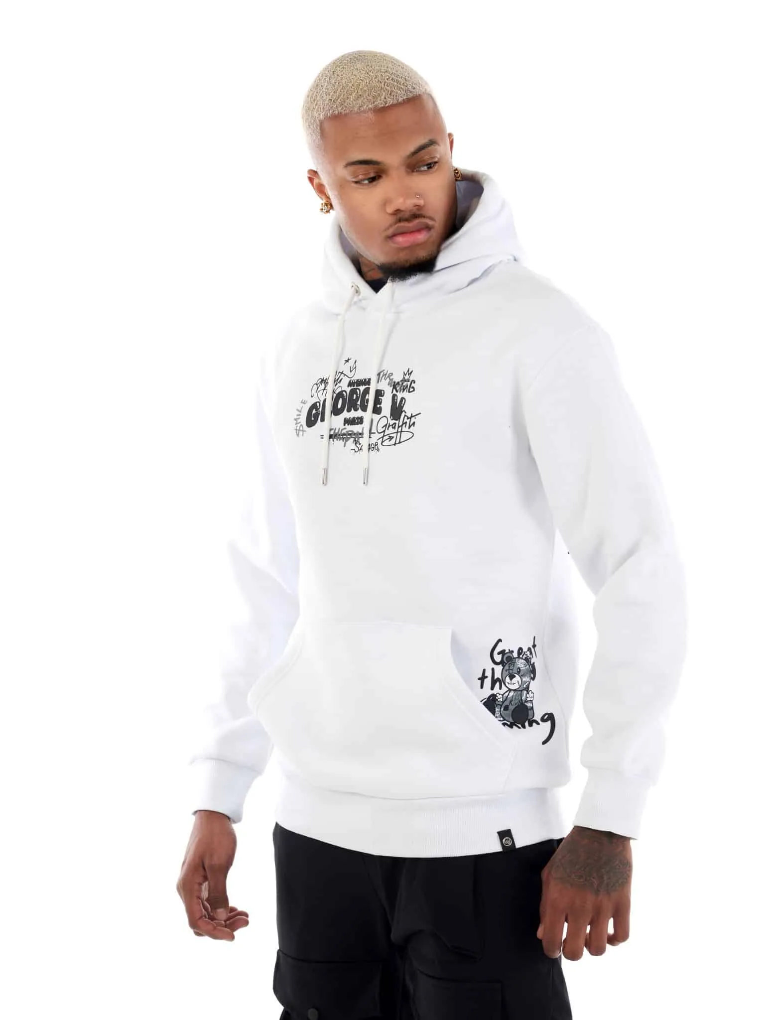 Sudadera GEORGE V - GV10009 WHITE