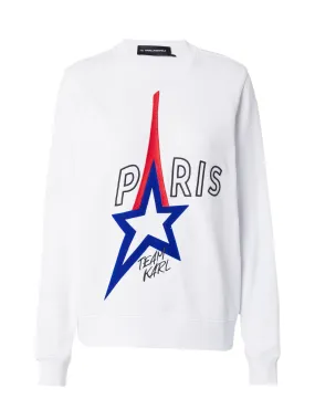 Sudadera 'Paris' Karl Lagerfeld en Blanco