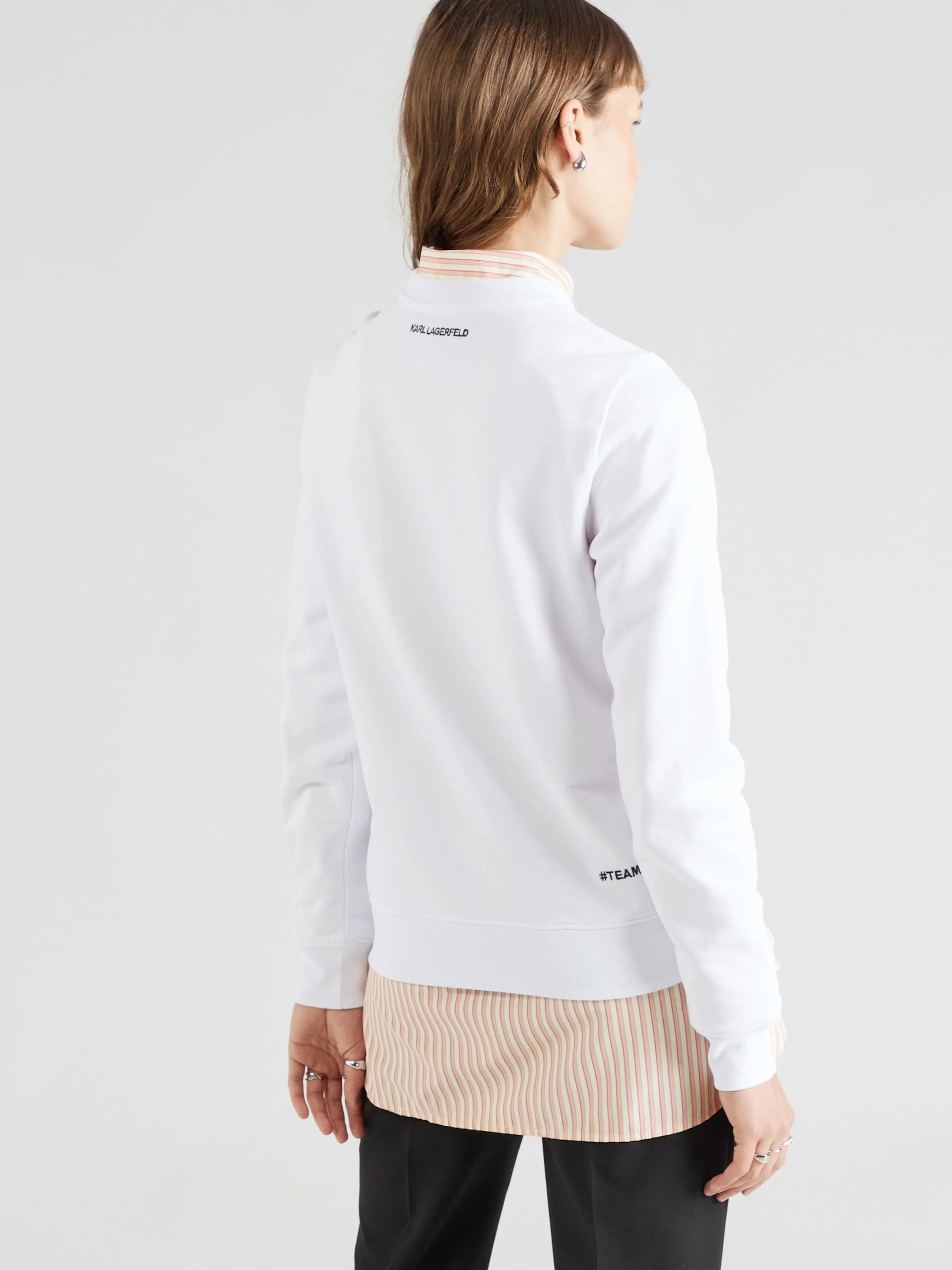 Sudadera 'Paris' Karl Lagerfeld en Blanco