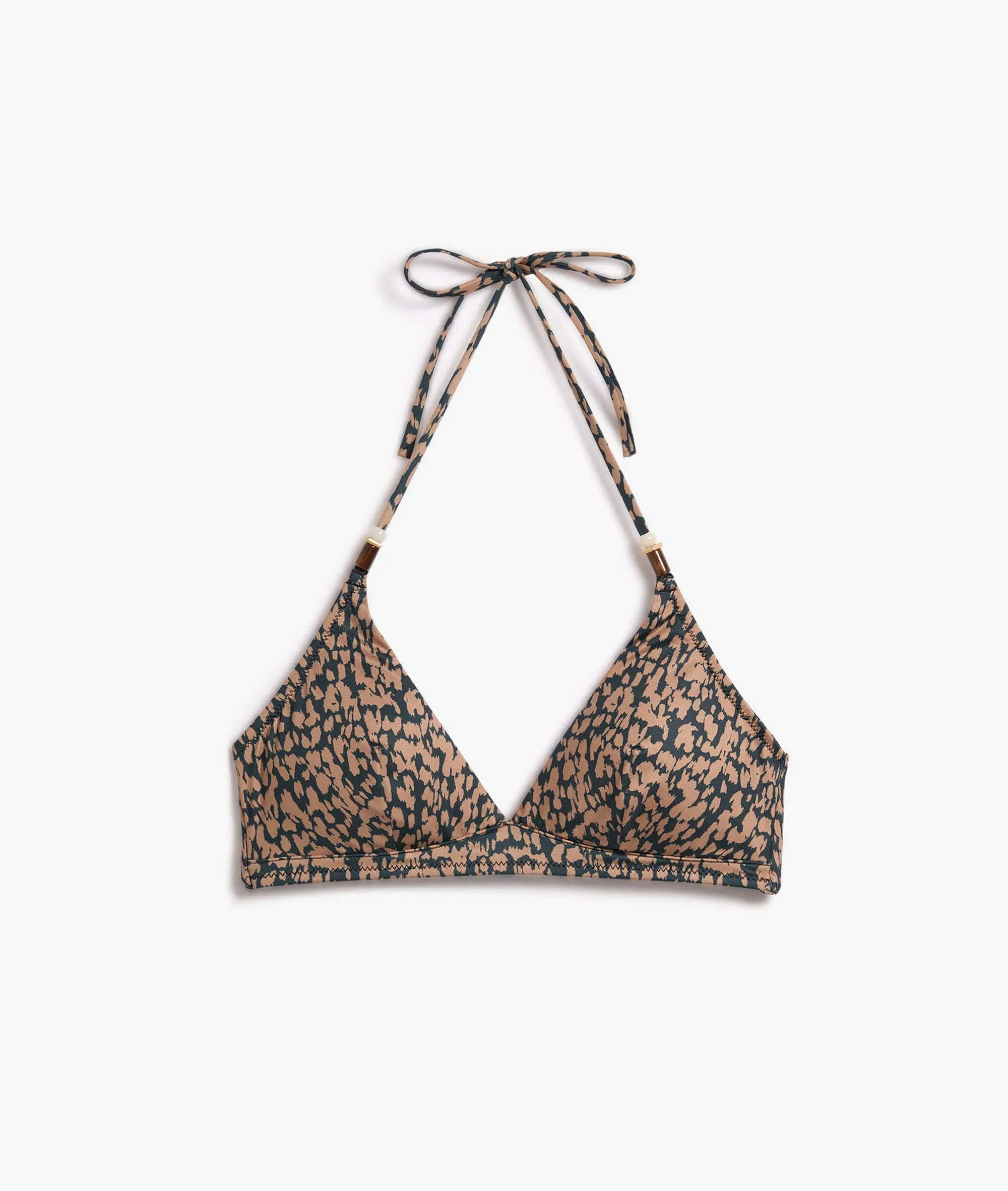 Sujetador bikini triángulo estampado leopardo IDYLLIQUE MULTICOLORE - ETAM