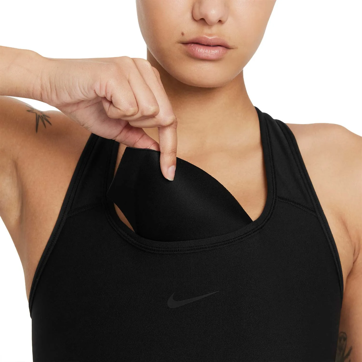 Sujetador Nike Dri-Fit Swoosh Seamless sin relleno