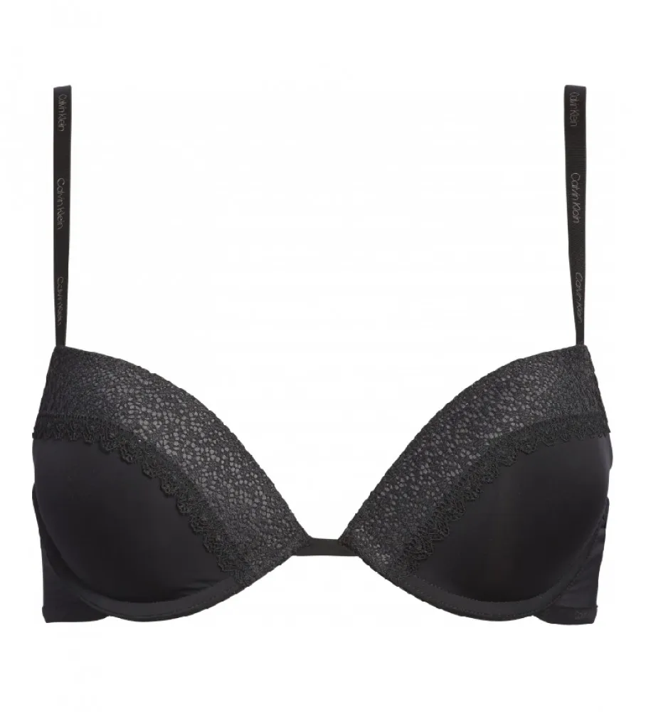 Sujetador Push Up Flirty escotado negro