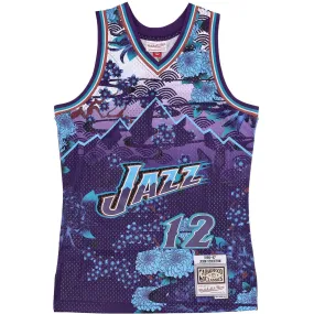 Swingman Mesh Jersey Utah Jazz ASIAN John Stockton