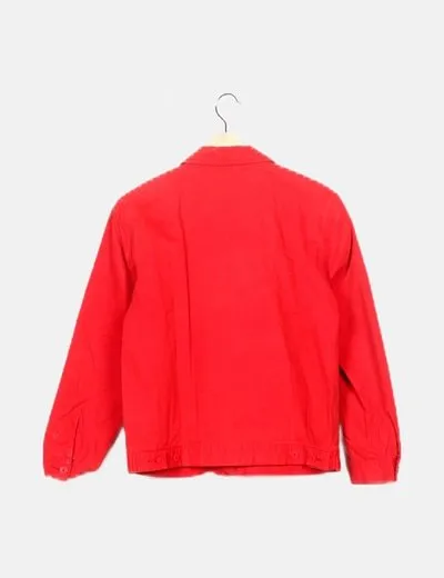 Tommy Hilfiger Chaqueta roja manga larga