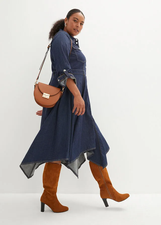 Vestido vaquero denim oscuro