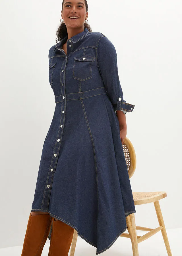 Vestido vaquero denim oscuro