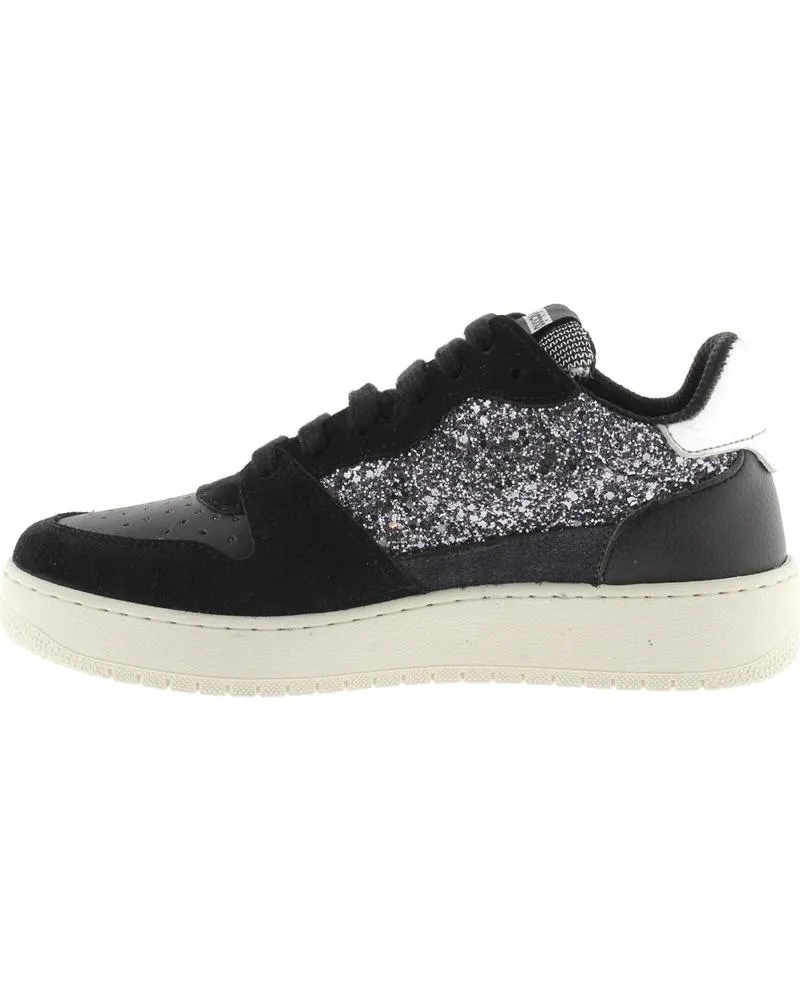 Zapatillas deporte VICTORIA  de Mujer SNEAKERS 1258261 MADRID GLITTER  NEGRO