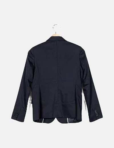 Zara Blazer azul marina básica