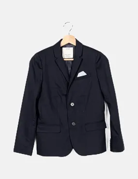 Zara Blazer azul marina básica