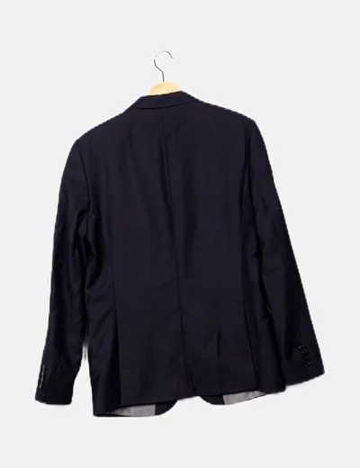 Zara Blazer de vestir azul marina